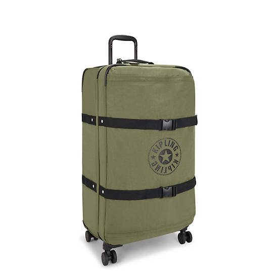 Kipling Spontaneous Large Rolling Koffers Olijfgroen | België 1468SG